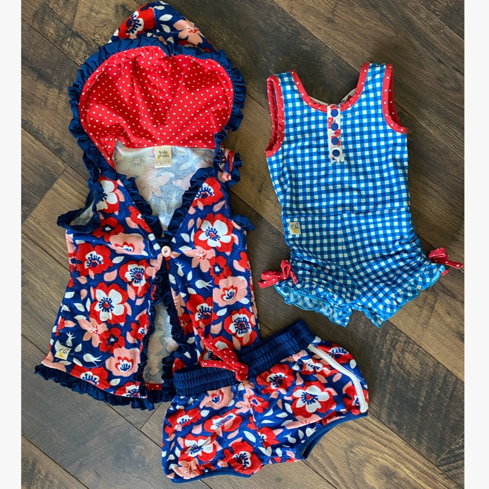 Wildflowers Size 2 Swimsuit Cover Up